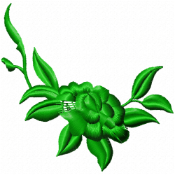 Flowers And Tree Embroidery Design 11